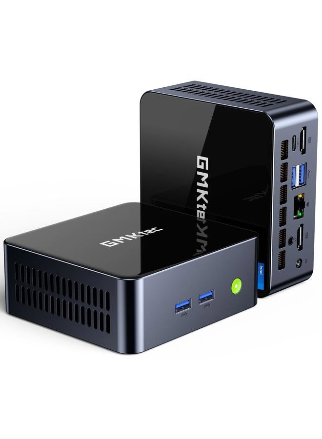 GMKtec M3 Ultra Mini PC with Intel Core i7 12700H (14C/20T 4.7 GHz), 16GB DDR4 RAM+512GB NVMe SSD, Mini Desktop Computer Iris XE Graphics, Triple 4K Display, WiFi 6, BT5.2, USB-C Black - Image 1
