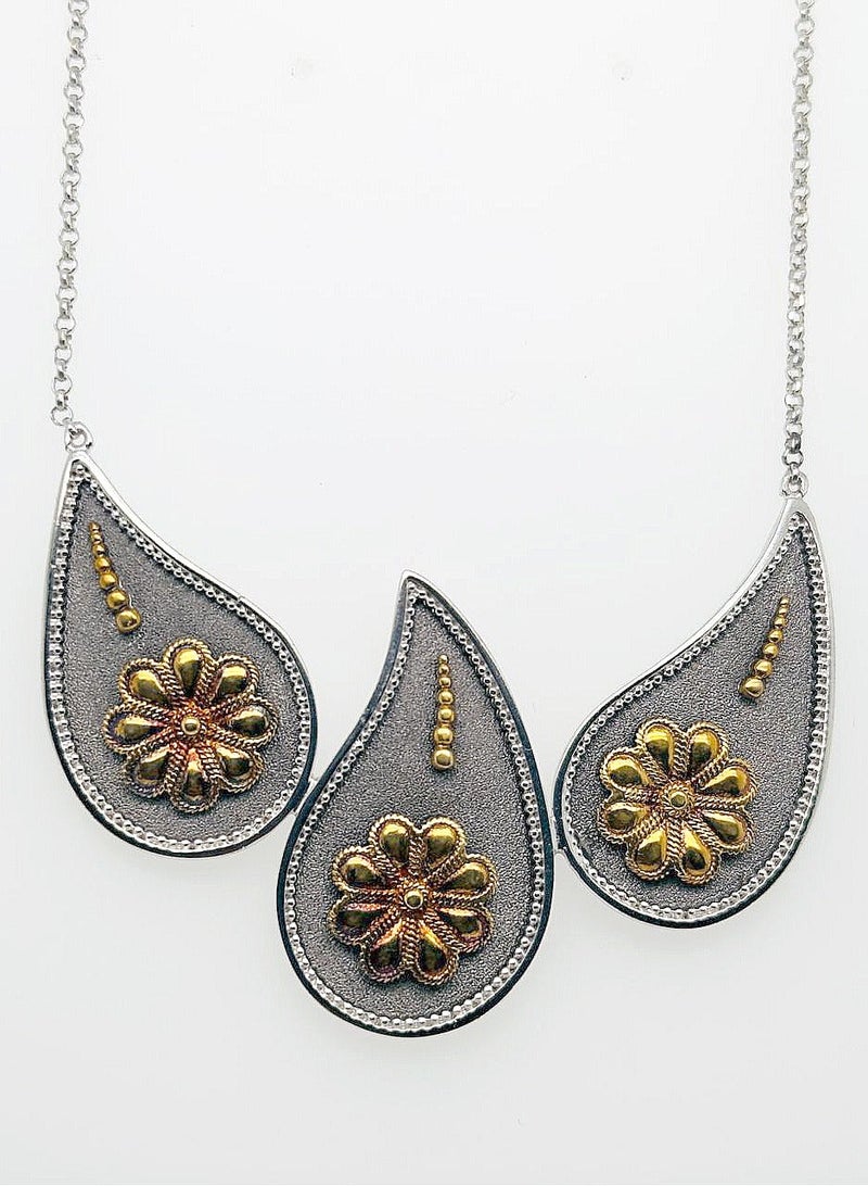 BTC ELLA - Silver Necklace Gold Plated (SIL0517) - Image 2