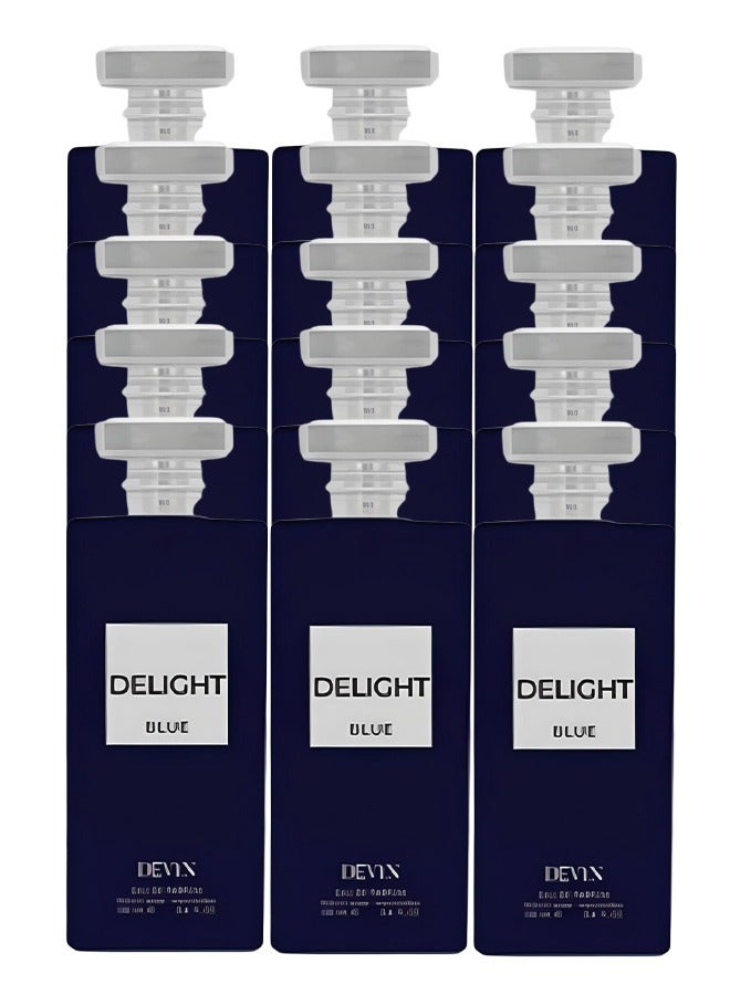 ديفين 15 قطع عطر ديلايت بلو للرجال ١٠٠ مل - Image 1
