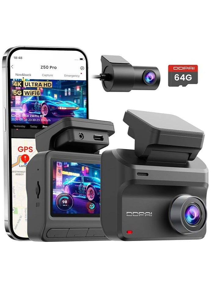 ddpai DDPAI Z50 Pro 4K Dash Cam Front and Rear Camera  - Image 2