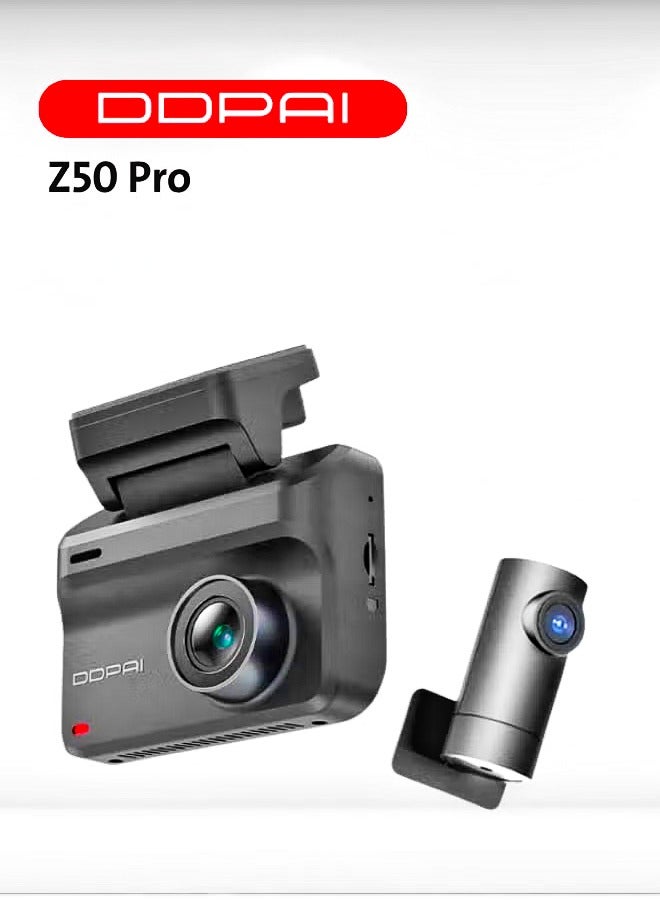 DDPAI Z50 Pro 4K Dash Cam Front and Rear Camera - Image 1