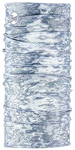 Buff CoolNet UV Neck Gaiter, UPF 50 Sun Protection, Breathable, Cooling Bandana, Versatile, Quick Dry Face Mask, Camo White, Adult Size - Image 1