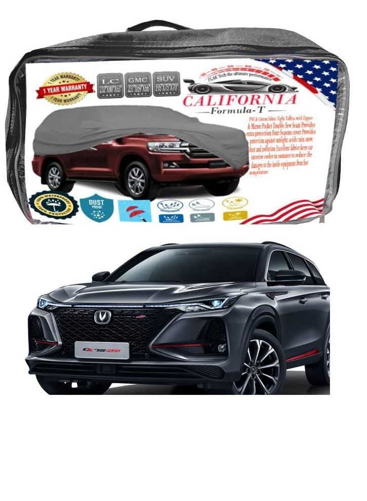 California Car body Cover Windproof  Scratch Resistant Cover with Working Gloves for Changan CS95