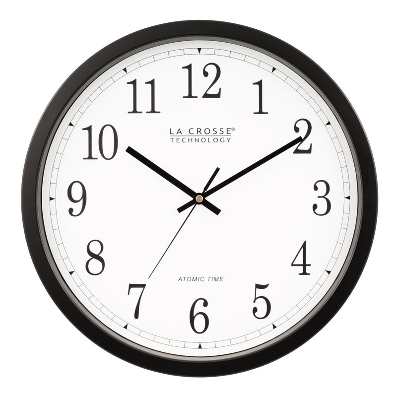 La Crosse Technology La Crosse Technology Wall Clock Plastic 14inch Dia WT3143A WT3143AINT 