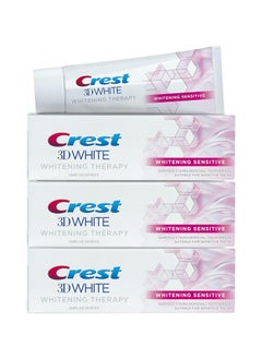 Crest 3D White Whitening Therapy Toothpaste - Whitening Sensitive 75ml Pack of 3  - Image 1