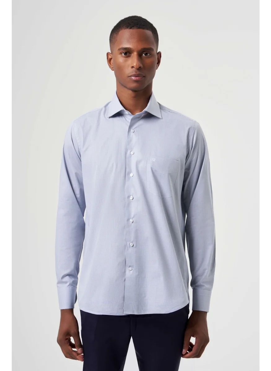 Bisse Men's Regular Fit Classic Shirt BLUE GM23K232045_D35