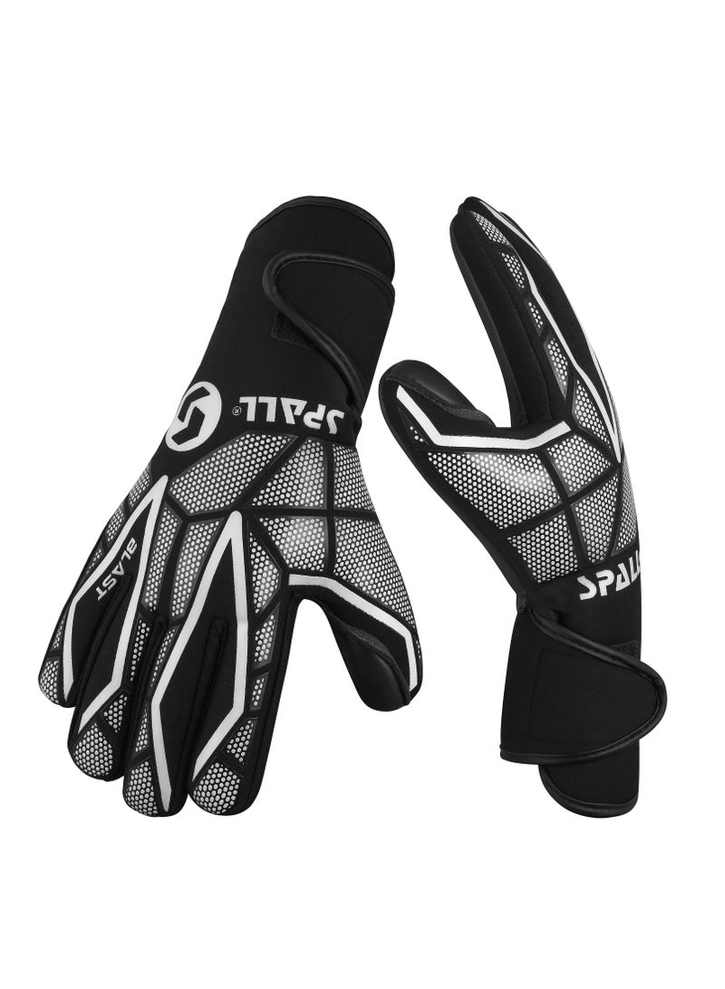 Spall Goalkeeper Goalie Fottball Soccer Gloves With Strong Grip Hand Protection To Prevent Injuries For Match Training Men And Women  - Image 2