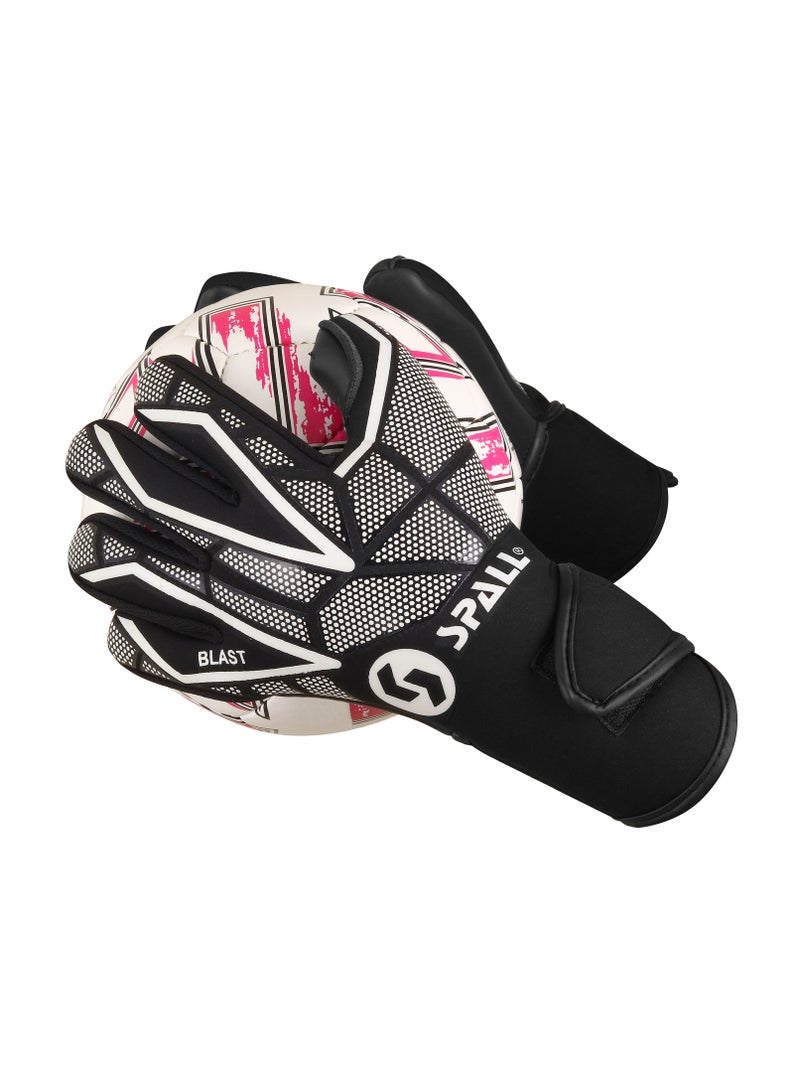 Spall Goalkeeper Goalie Fottball Soccer Gloves With Strong Grip Hand Protection To Prevent Injuries For Match Training Men And Women  - Image 3