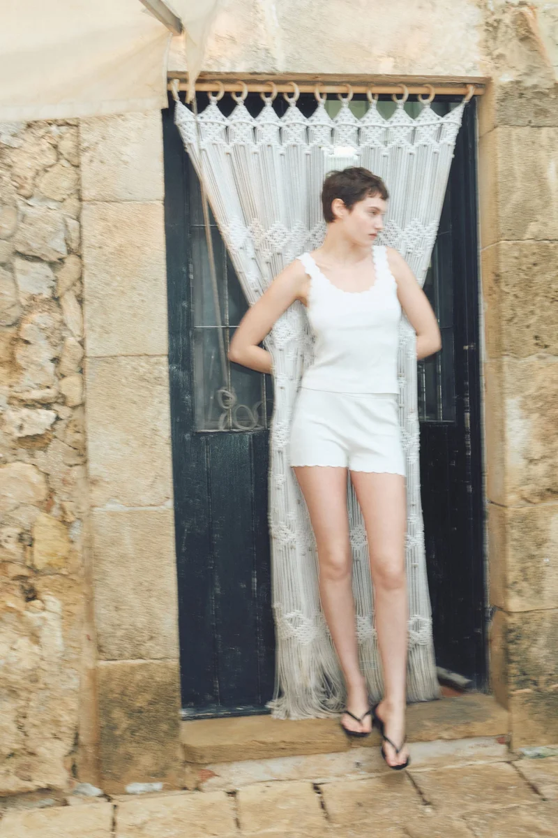 H&M Fine-knit shorts