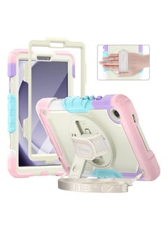 General Samsung Galaxy Tab A9 Case 8.7 Inch 2023 with Screen Protector for Girls Kids, Shockproof Case for Galaxy Tab A9 2023 (SM-X110/X115/X117) with Stand/Strap  - Image 1