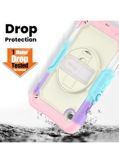 General Samsung Galaxy Tab A9 Case 8.7 Inch 2023 with Screen Protector for Girls Kids, Shockproof Case for Galaxy Tab A9 2023 (SM-X110/X115/X117) with Stand/Strap  - Image 5