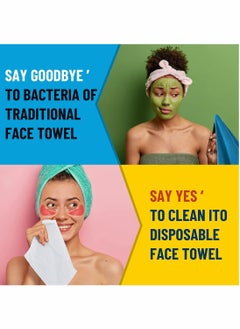 Excefore Disposable Face Towel, Dry and Wet Dual-Purpose,Especially Suitable for Delicate Skin of Women and Babies  - Image 3