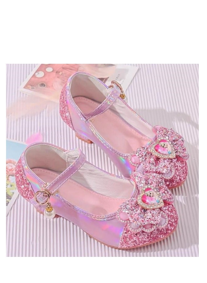Girl Princess Crystal Soft soled Single Shoes Performance Matching Dress - Image 2