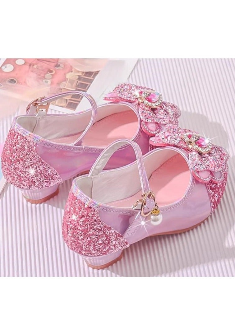Girl Princess Crystal Soft soled Single Shoes Performance Matching Dress - Image 5