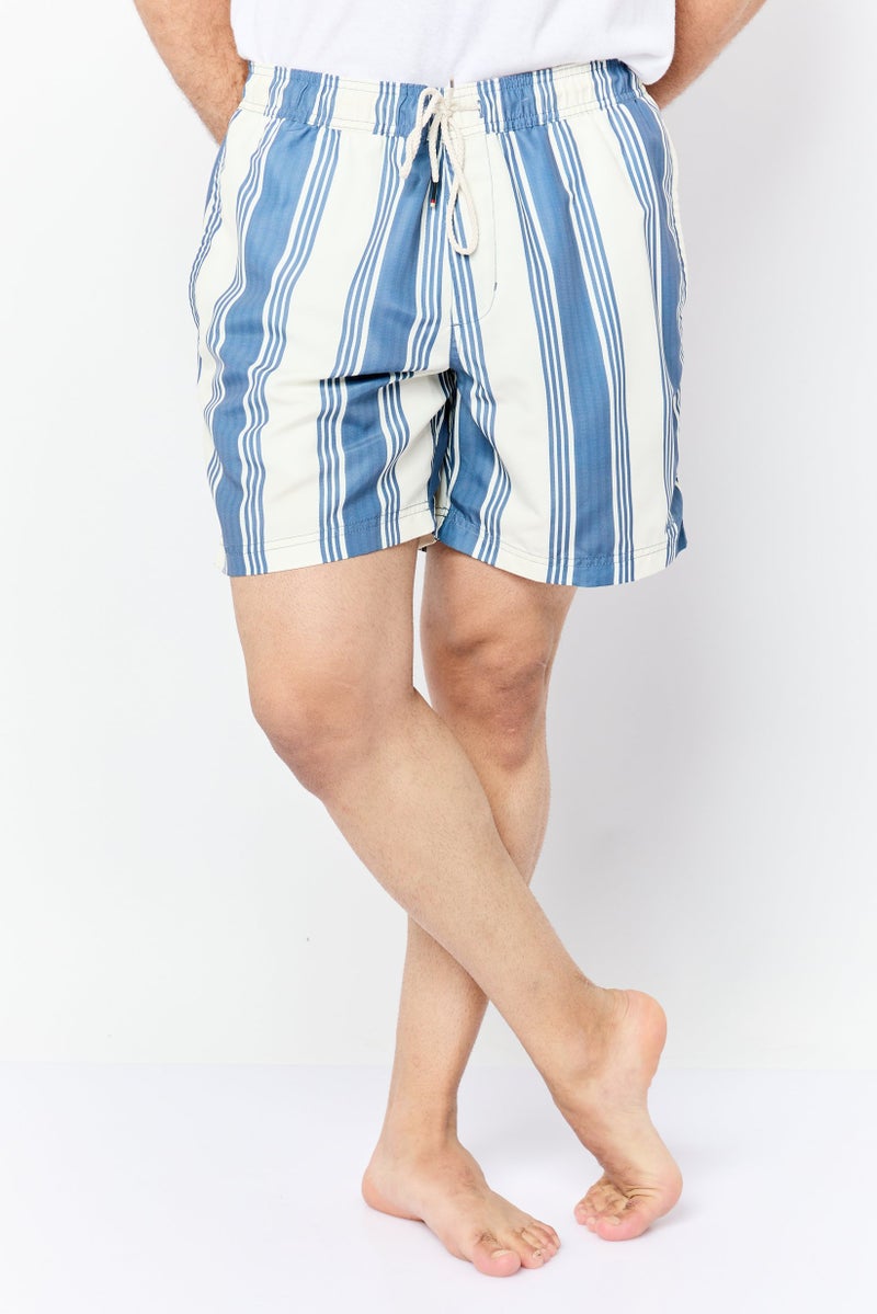 DOCKERS Men Stripe Board Shorts, Multicolor - Image 1