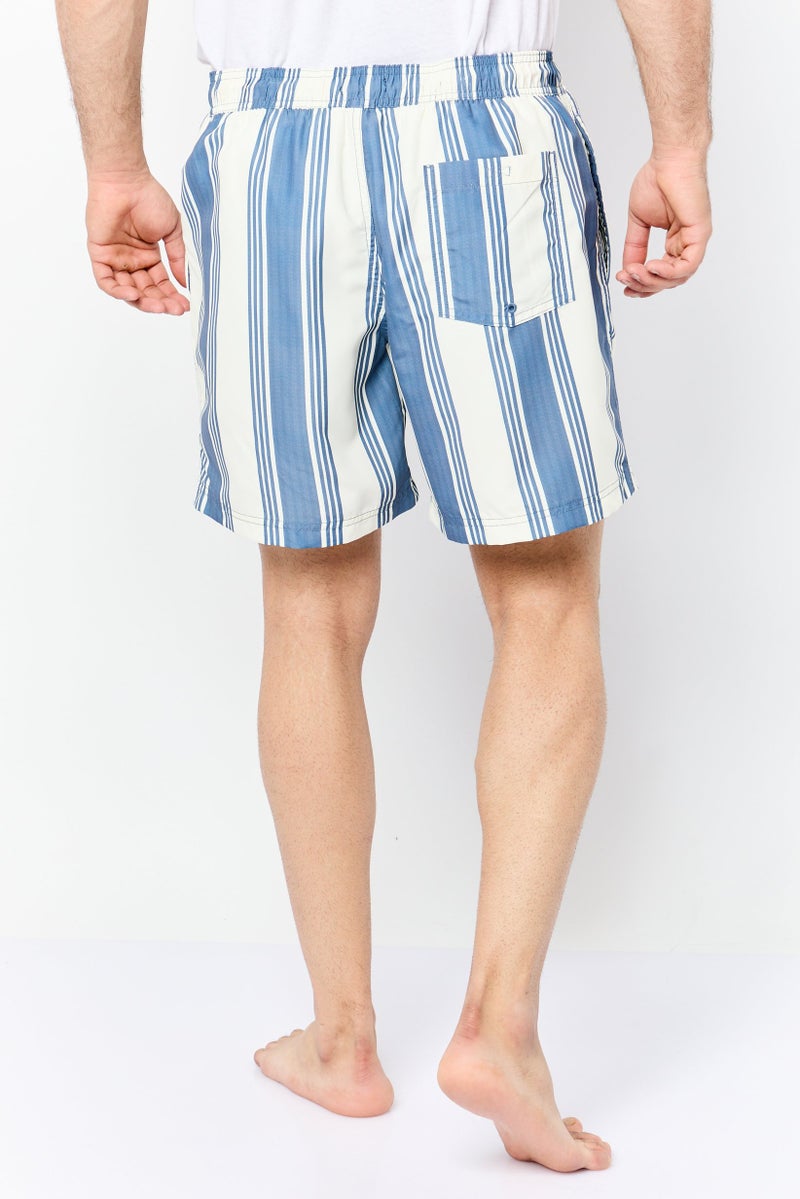 DOCKERS Men Stripe Board Shorts, Multicolor - Image 3