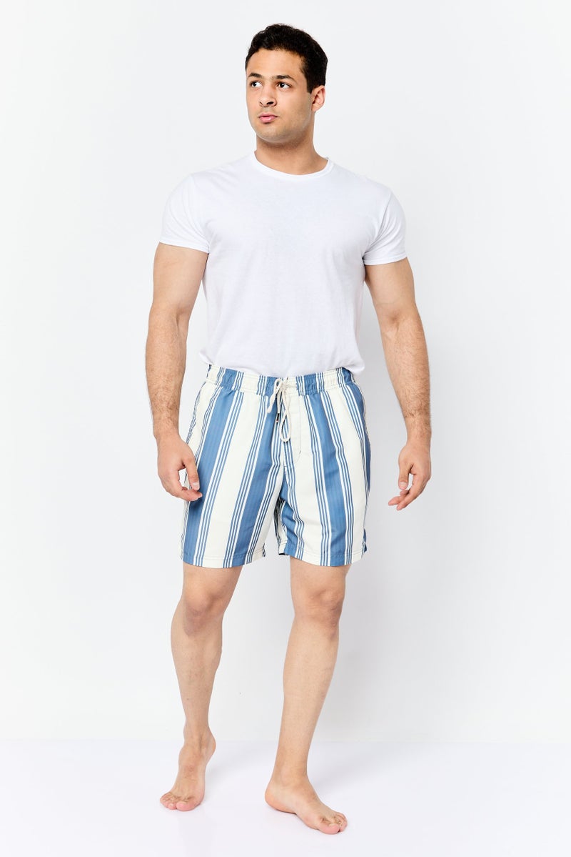 DOCKERS Men Stripe Board Shorts, Multicolor - Image 4