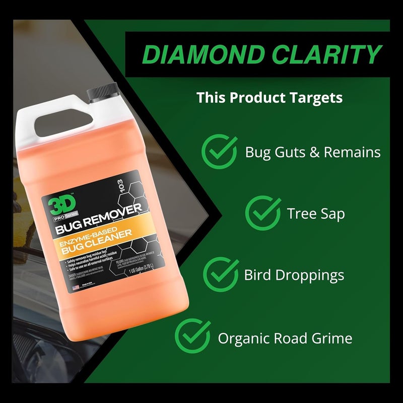 3D Bug Remover Enzyme-Based Cleaner - 1 Gallon - Image 4
