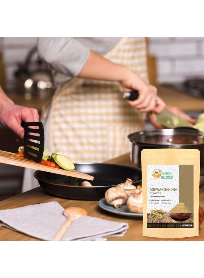 HERBS BOTANICA مسحوق جذر الأشواغاندا من هيربس بوتانيكا مع مسحوق ويثانيا سومنيفيرا مكمل عشبي أيورفيدي دعم وقوة 5.3 أونصة - Image 5