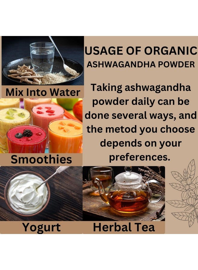 HERBS BOTANICA مسحوق جذر الأشواغاندا من هيربس بوتانيكا مع مسحوق ويثانيا سومنيفيرا مكمل عشبي أيورفيدي دعم وقوة 5.3 أونصة - Image 4