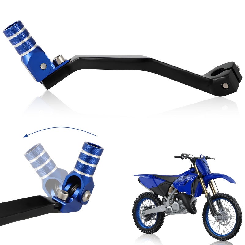 USTPO YZ125 YZ250 YZ85 YZ65 Shifter Shift Lever Forged Gearfor 0525 YZ 125X YZ 250 YZ 85 YZ65 1825 TTR230 0925 YZ250X Hawk 250 Motorcycle Dirt Pit BikeBlue Folding TipFallResistant NonSlip - Image 2