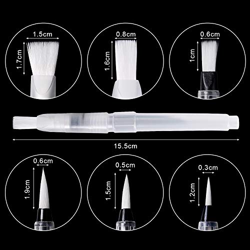 UPINS 6 Piece Water Color Brush Pen Set, Watercolor Paint Pens for Painting Markers - Image 2