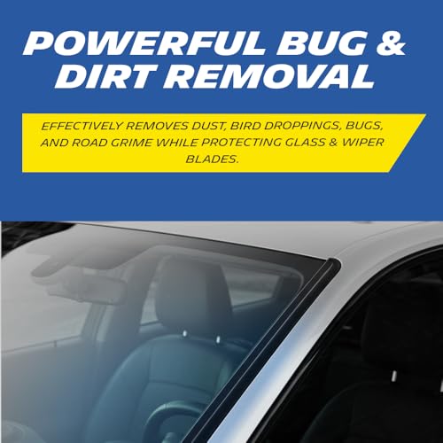 Michelin Windshield Washer Fluid Concentrate 500ml | Streak-Free Clarity & Quick Drying | Super Concentrated 1:100 Formula | Removes Dirt, Bugs & Water Spots | Safe on Wiper Blades & Car Glass - Image 3