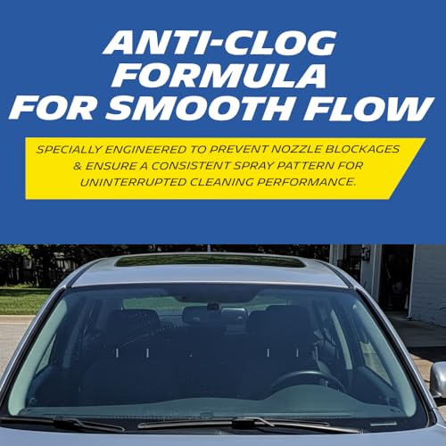 Michelin Windshield Washer Fluid Concentrate 500ml | Streak-Free Clarity & Quick Drying | Super Concentrated 1:100 Formula | Removes Dirt, Bugs & Water Spots | Safe on Wiper Blades & Car Glass - Image 4