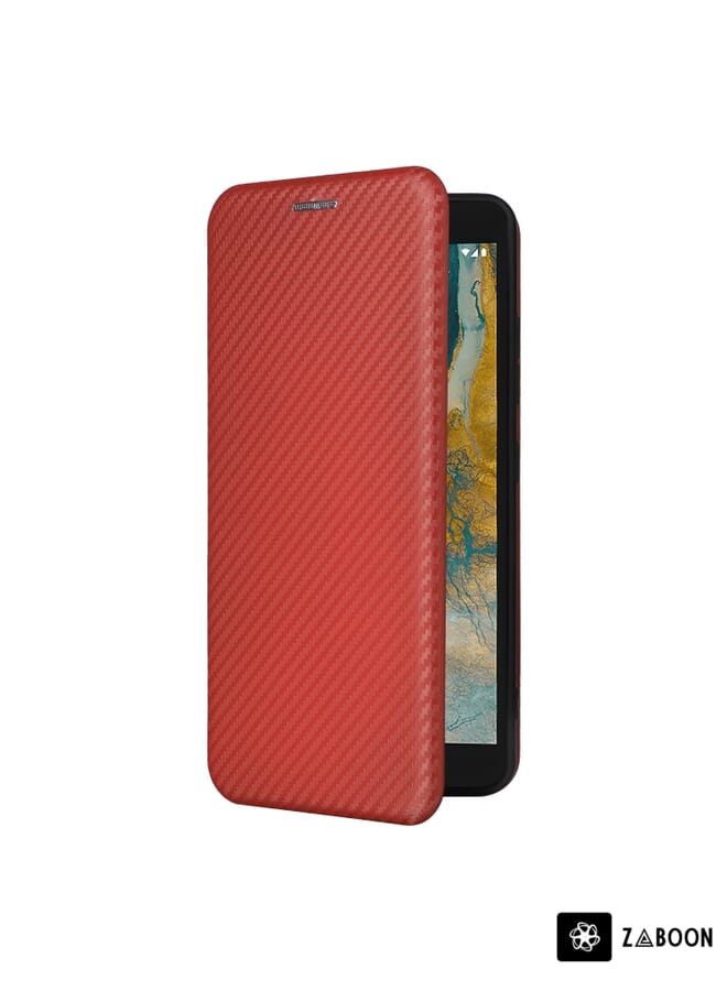 Zaboon Protective Case For Infinix Zero 8 CaseNeo Colorful Magnetic Leather Case with Holder & Card Slot & Wallet - Image 2