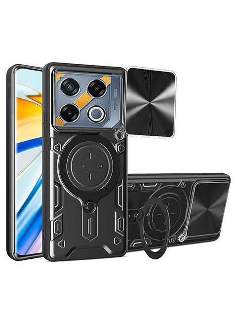 Compatible with Infinix GT20 Pro 5G Case.with Slide Camera Lens Cover Compatible with Infinix GT20 Pro 5G  Case （Black）