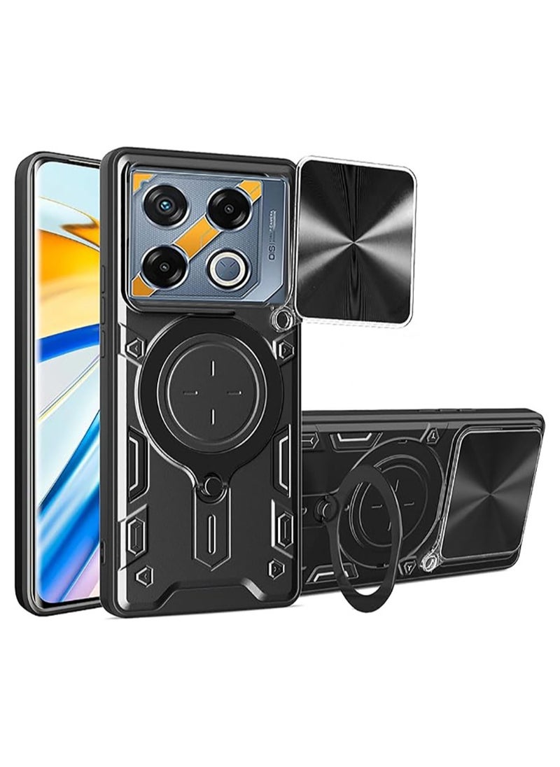 Generic - Compatible with Infinix GT20 Pro 5G Case.with Slide Camera Lens Cover Compatible with Infinix GT20 Pro 5G  Case （Black） - Image 1