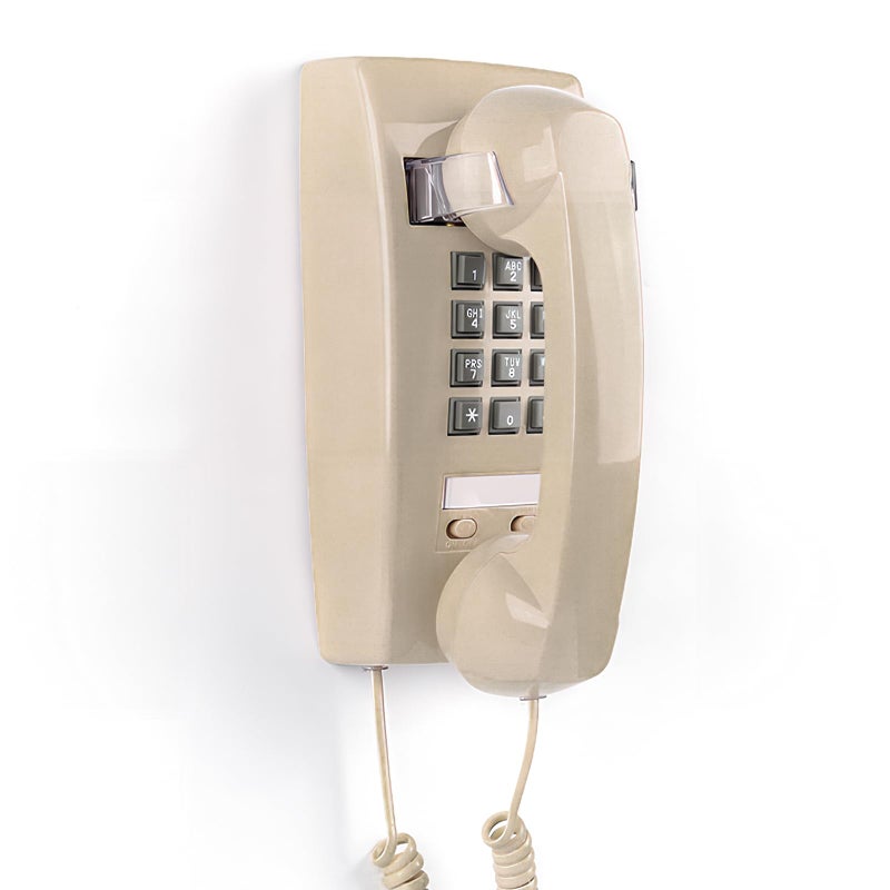 Aokpsrt Retro Wall Telephone with Mechanical Ringer Vintage Wall Phones for Landline Wall Mount with Adjustable Volume Old Fashioned Corded Phone for Kitchen Home School Office - Image 2
