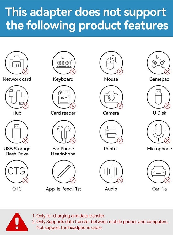 Tersely 2-Pack Lightning Female to USB C Male Adapter, PD 3.0 Fast Charging & Data Transfer Converter, Not for Headphone/OTG, for iPhone 17/16 Pro Max/15, Samsung Galaxy, MacBook Pro/Air - Image 2