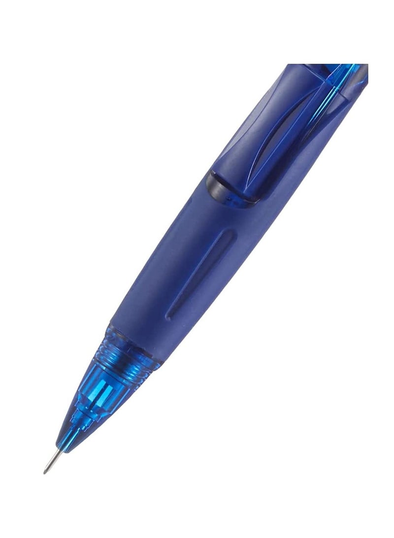 Pentel قلم رصاص ميكانيكي من قطعتين بقطر 0.5 مم مع عبوتين من الرصاص والممحاة - Image 2