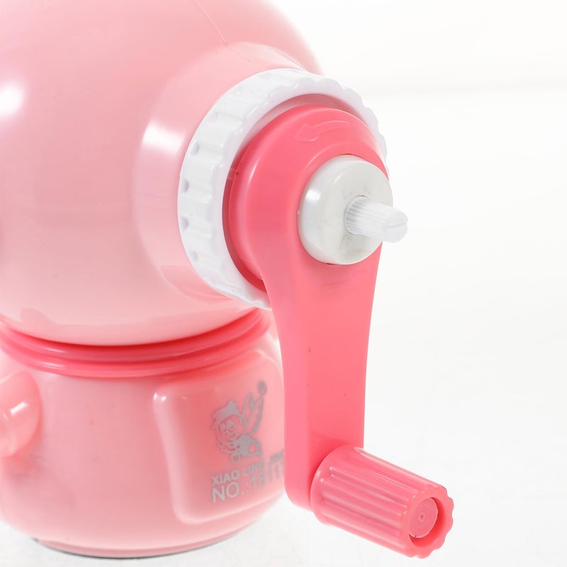 Manual Pencil Sharpener Compact Safe For Students Artists Adorable Cartoon Design Blue - Image 5