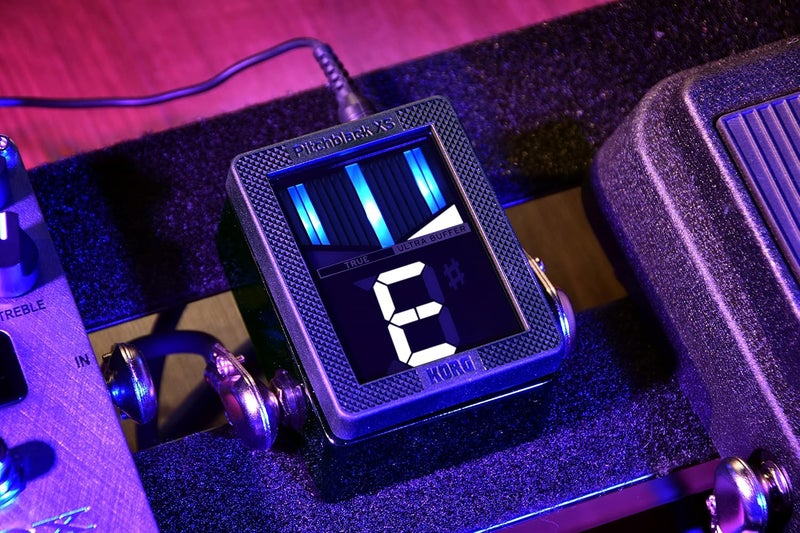 Korg PB-XS Pitchblack X Series Compact Guitar/Bass Chromatic Pedal Tuner - Black - Image 2