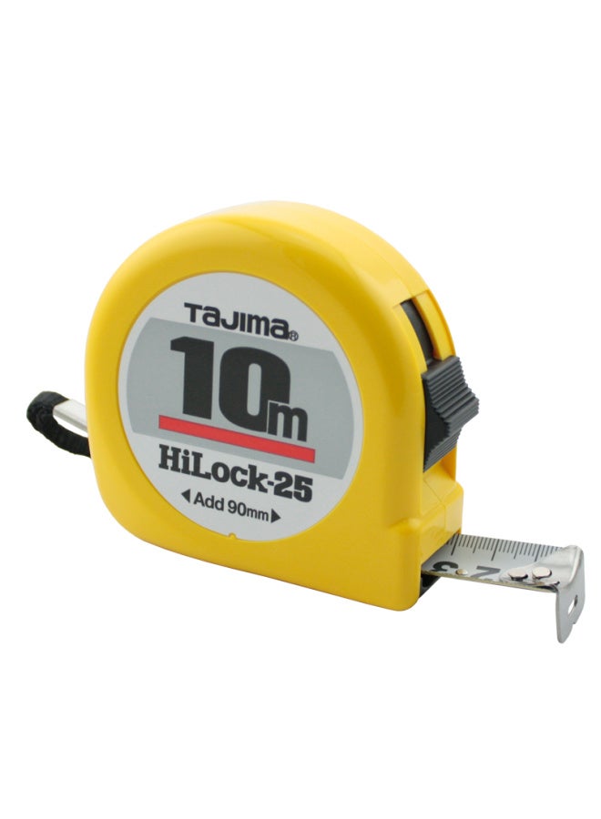Tajima 10-meter Steel Tape Measure, Metric Ruler With Double-sided Scale, 25mm Wide, 1001-0695 - Image 1