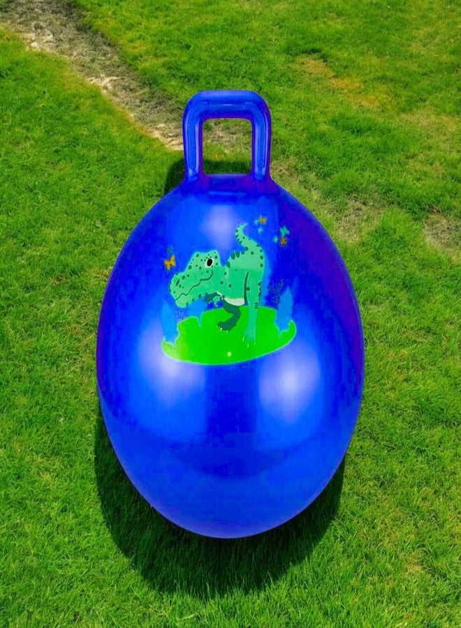 Stylbase Hop Bouncy Rubber Ball for Kids - 55cm Jumping Ball with Handle | Gym Ball for Exercise & Play | Baby Balls for Indoor Outdoor Fun | Kids Gym Equipment for Home (Color May Vary) - Image 4