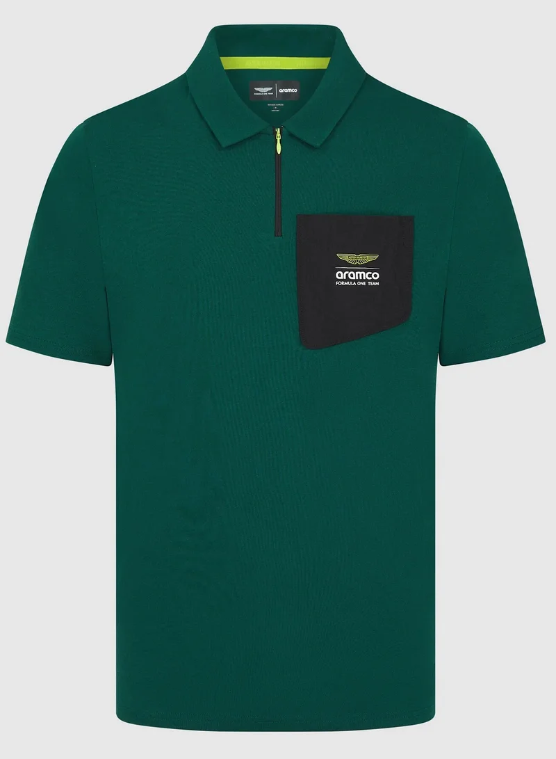 Aston Martin AMF1 FW MENS LIFESTYLE POLO