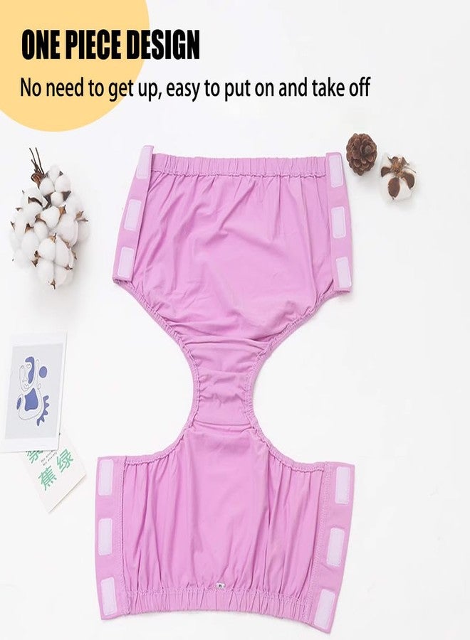 Lmaray 3 Pack Cotton Post Surgery Underwear for Women, Disabled Adaptive, Tear Away Briefs, Reusable Incontinence Underpants - Image 4