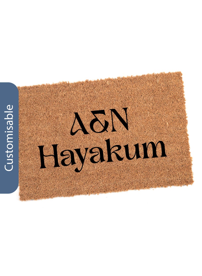 Share the Love Personalised Initials Family Welcome Doormat - Image 2