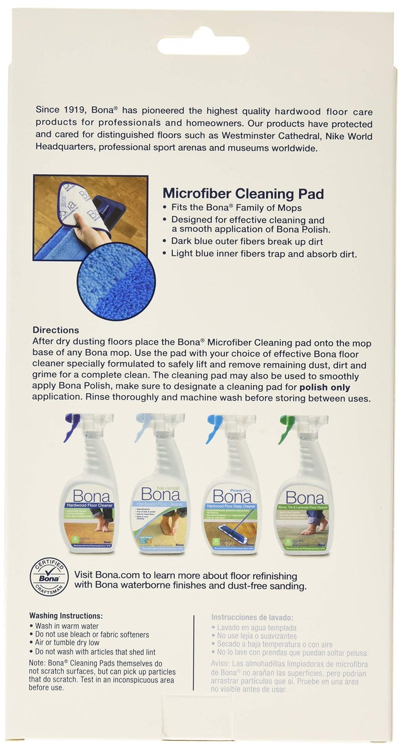 Bona Professional 3 Pack Bona Microfiber Cleaning Pad - Image 2