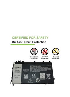 Terabyte 11.1V 30Wh 3-Cell 271J9 GWV47 0GWV47 MN791 YX81V 3WKT0 0MN791 Laptop battery compatible for Dell Latitude 7350 13 7000  - Image 4