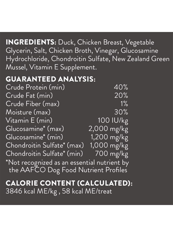 Dogswell - DOGSWELL Jerky Hip and Joint Dog Treats Grain Free Made in USA Only, Glucosamine and Chondroitin, 10 oz Duck (842194) - Image 1
