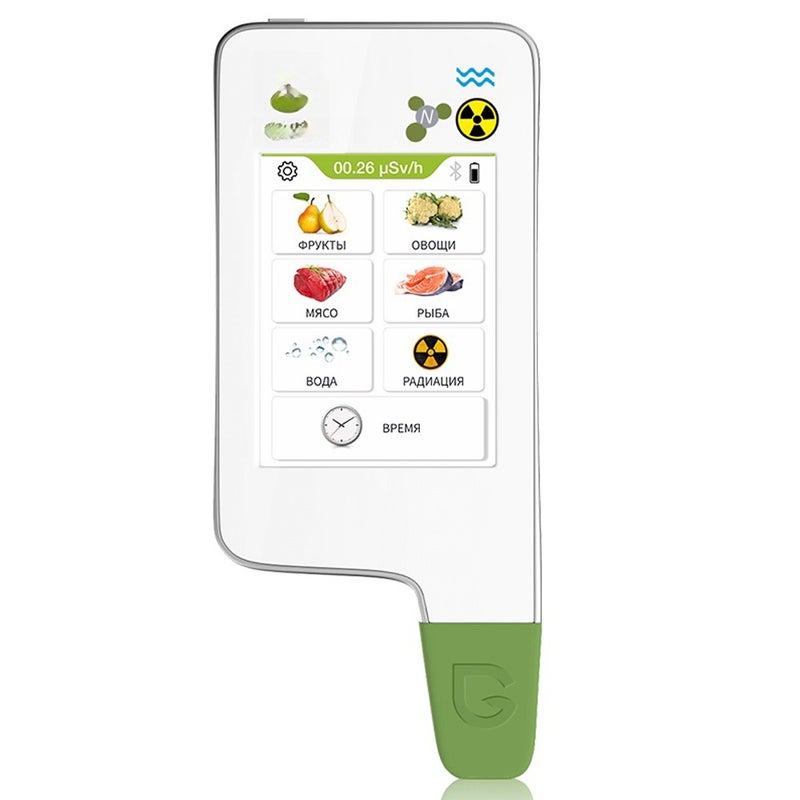 Greentest-ECO6 Home Kitchen Nitrate Tester Upgrade Radiation Water Quality Detector with Capacitive Screen BT Function and Mpbilephone APP Control - Image 1