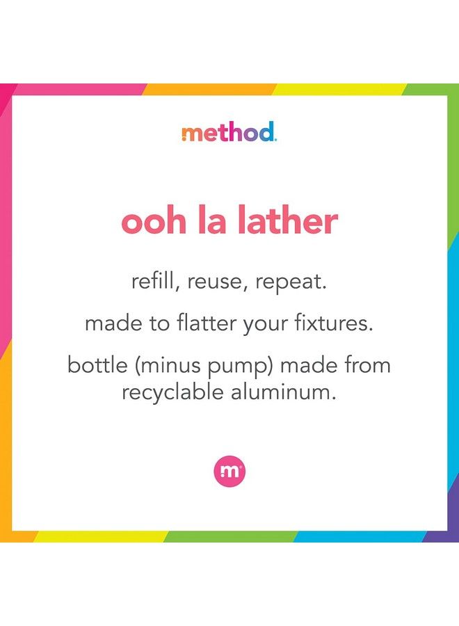 Method Gel Hand Soap Violet + Lavender Reusable Silver Aluminum Bottle 12 Oz 3 Pack - Image 5