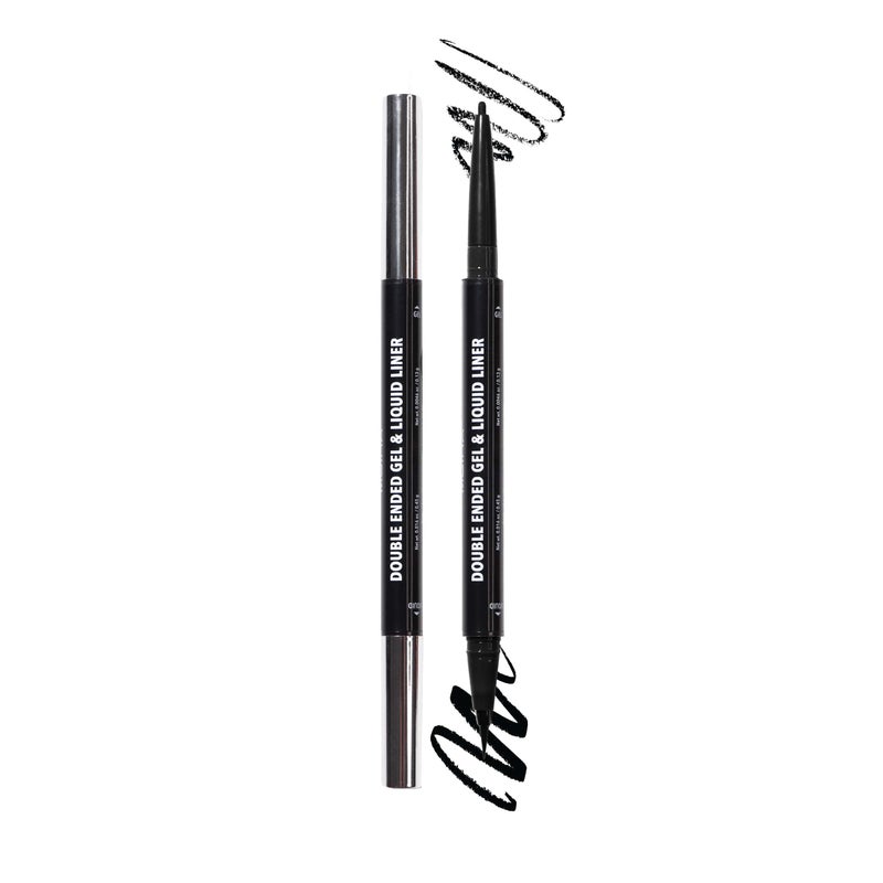 Double Ended Gel  Liquid Liner 001 Black
