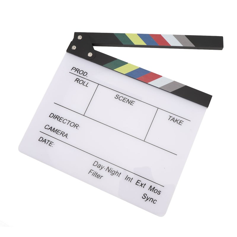 لوحة التصفيق السينمائية بحروف أكريليك لعرض المشهد - لوحة التصفيق للإعلانات والأفلام الموسيقية والوثائقيّة - Image 5