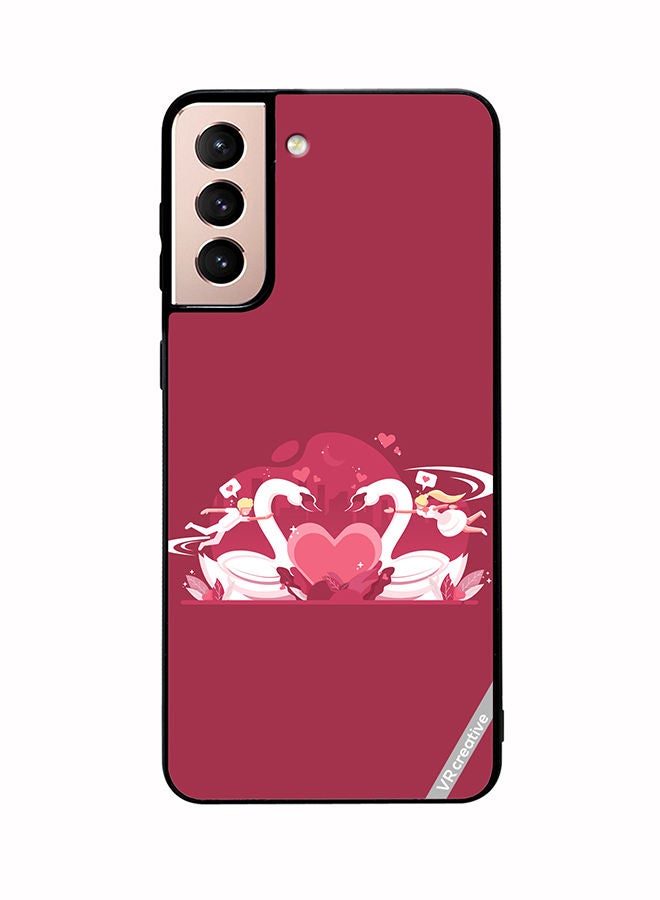 VR CREATIVE Protective Case Cover For Samsung Galaxy S21 5G True Love Design Multicolour - Image 1