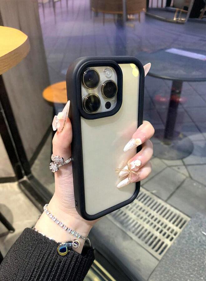 Take Two Solid Trim Transparent Back iPhone Case - Image 2